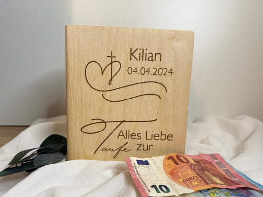 Baptism Money Box Personalized