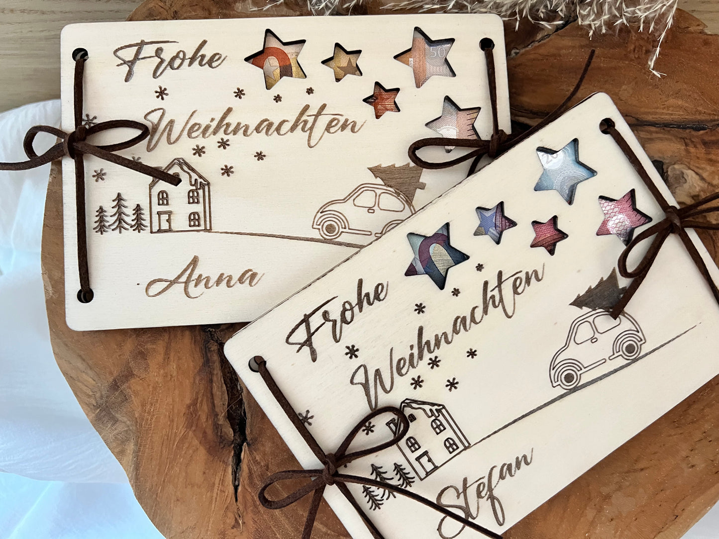 Geldgeschenk Weihnachten personalisiert