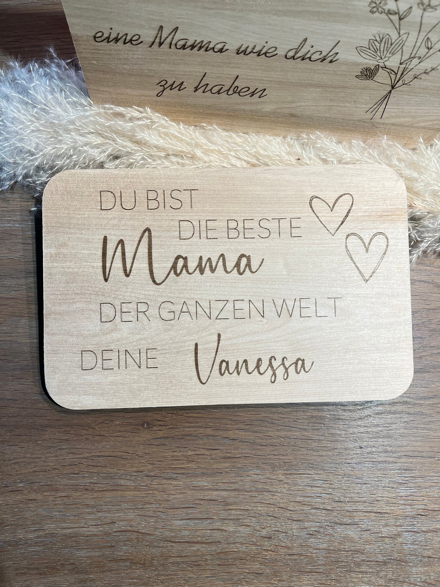 Frühstücksbrett personalisiert für Mama