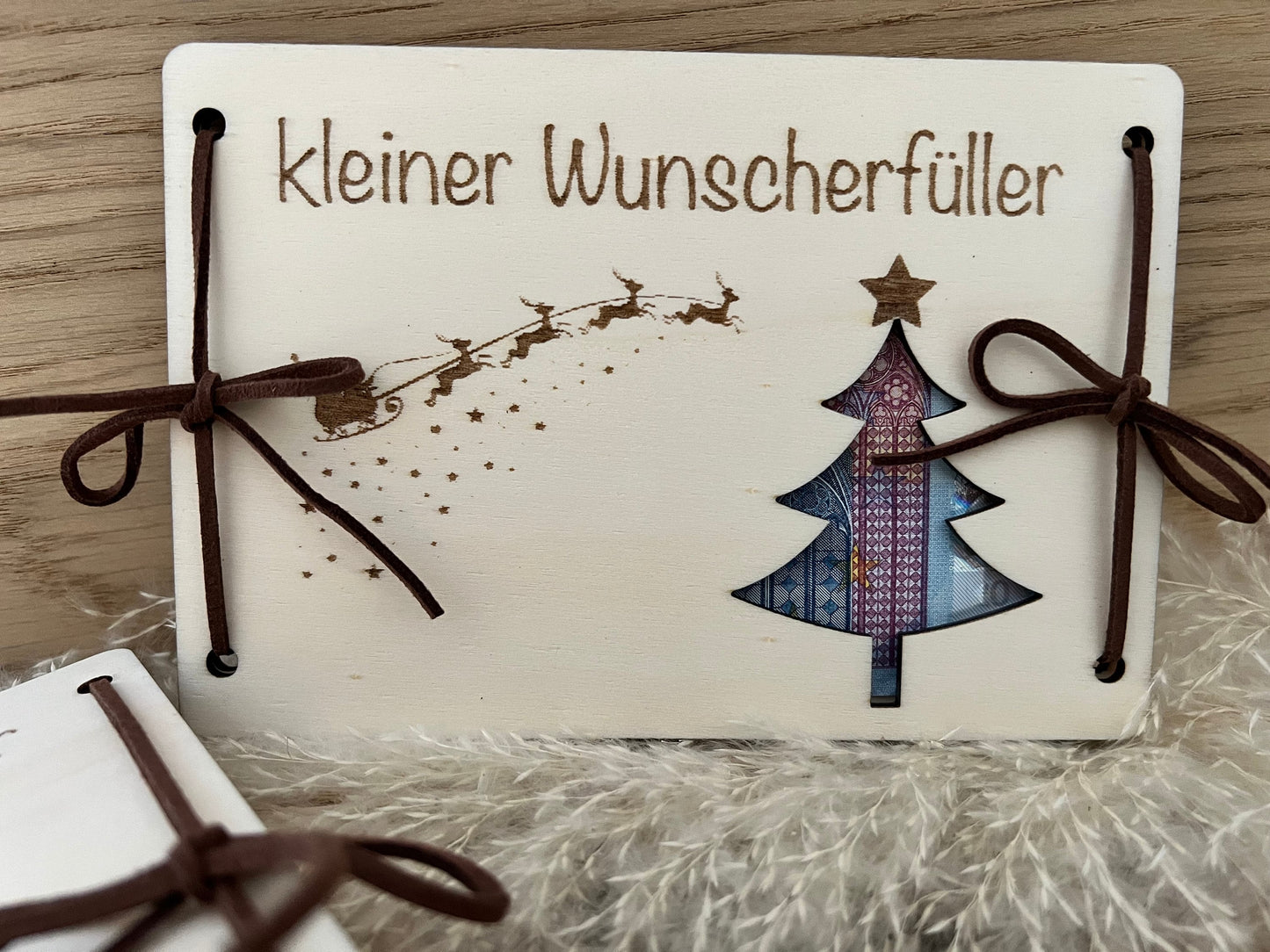 Weihnachtsgeschenk- Geldgeschenk kleiner Wunscherfüller