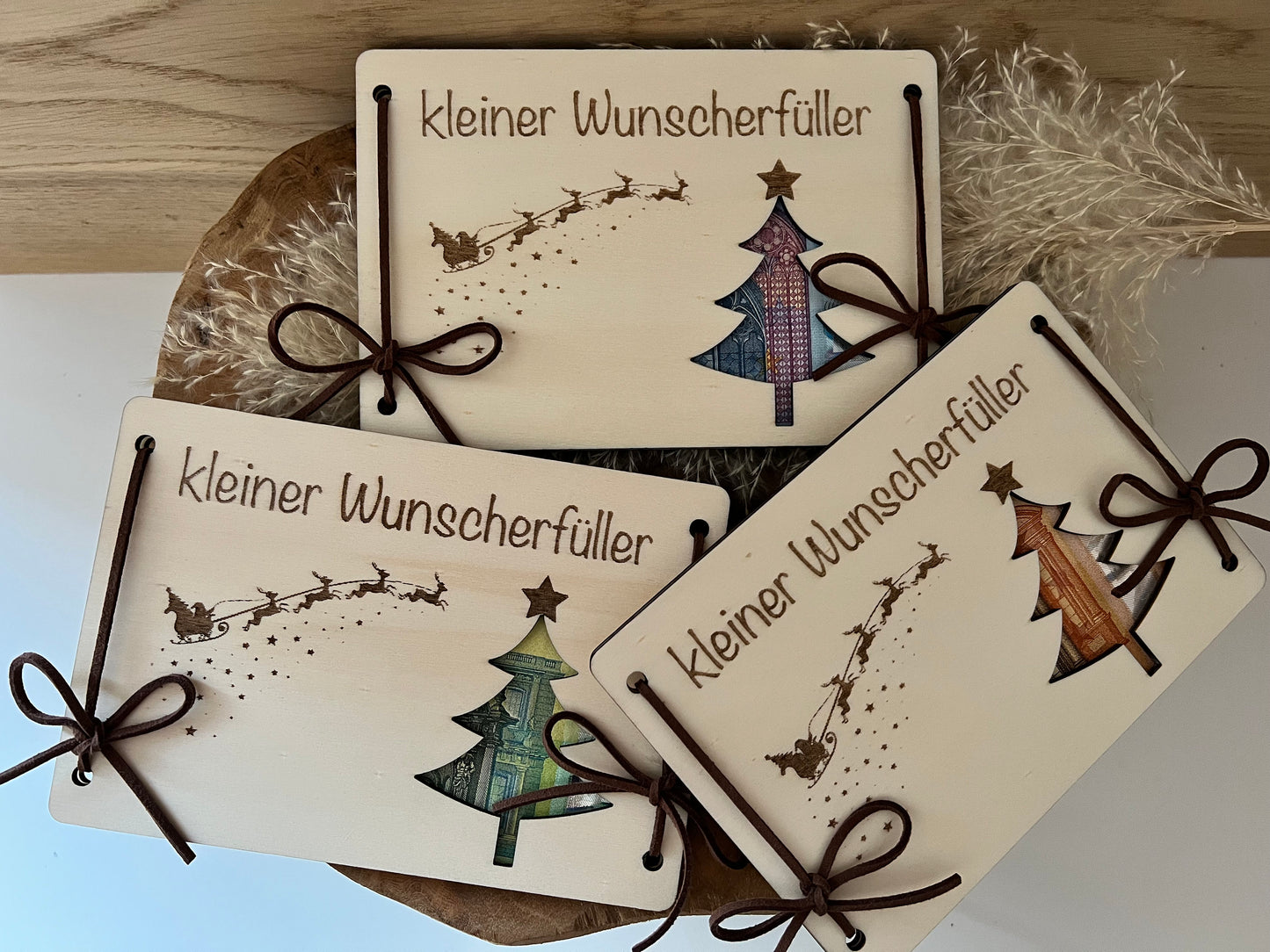 Weihnachtsgeschenk- Geldgeschenk kleiner Wunscherfüller