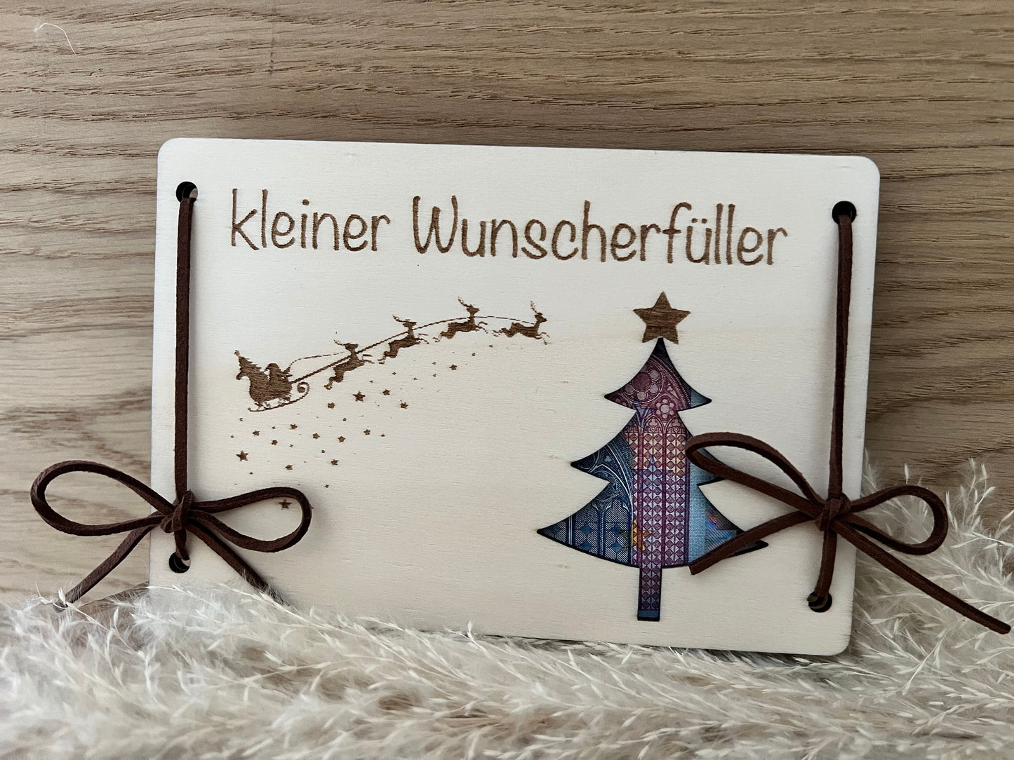 Weihnachtsgeschenk- Geldgeschenk kleiner Wunscherfüller