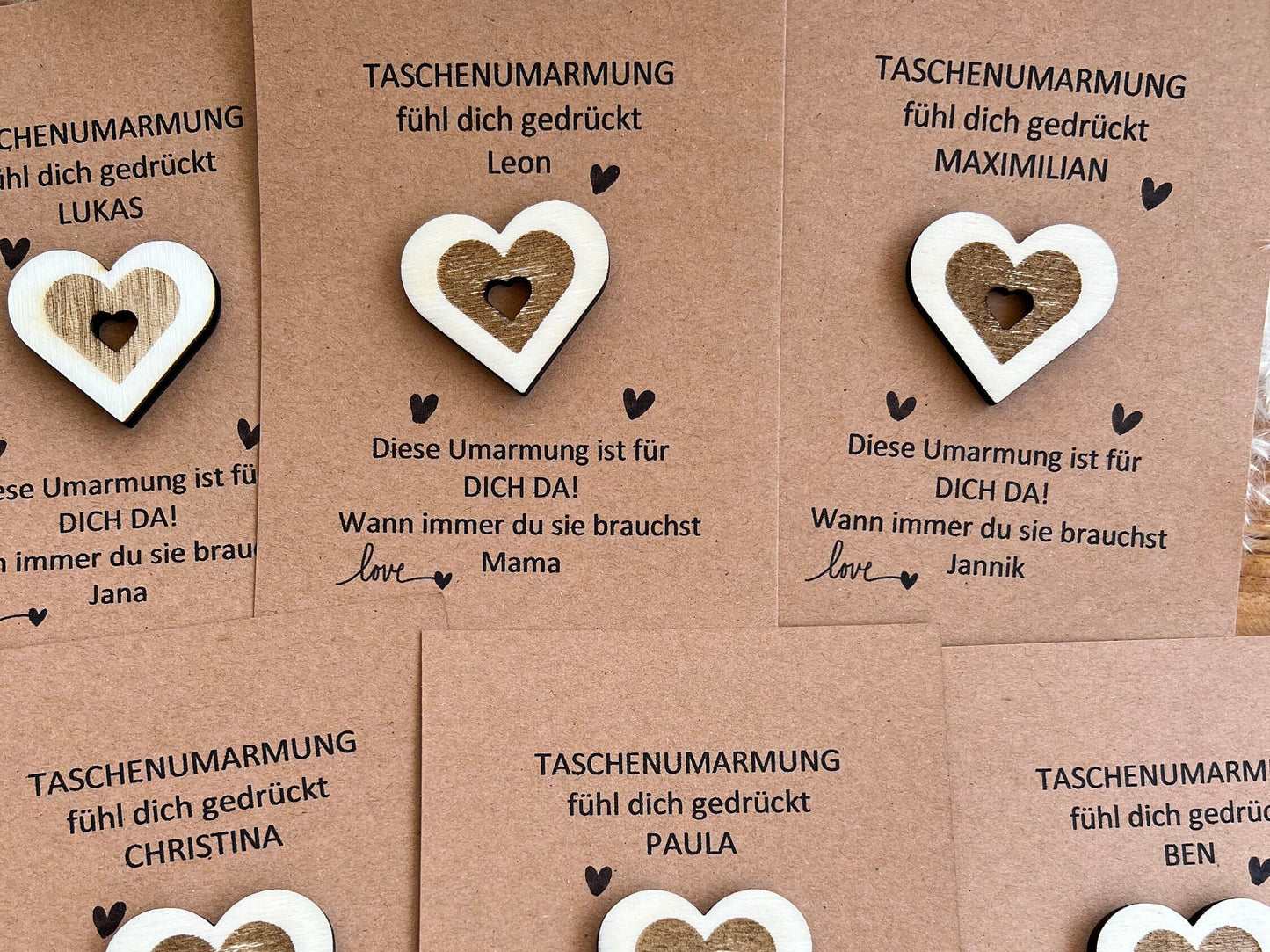 Glücksbringer Herz personalisiert