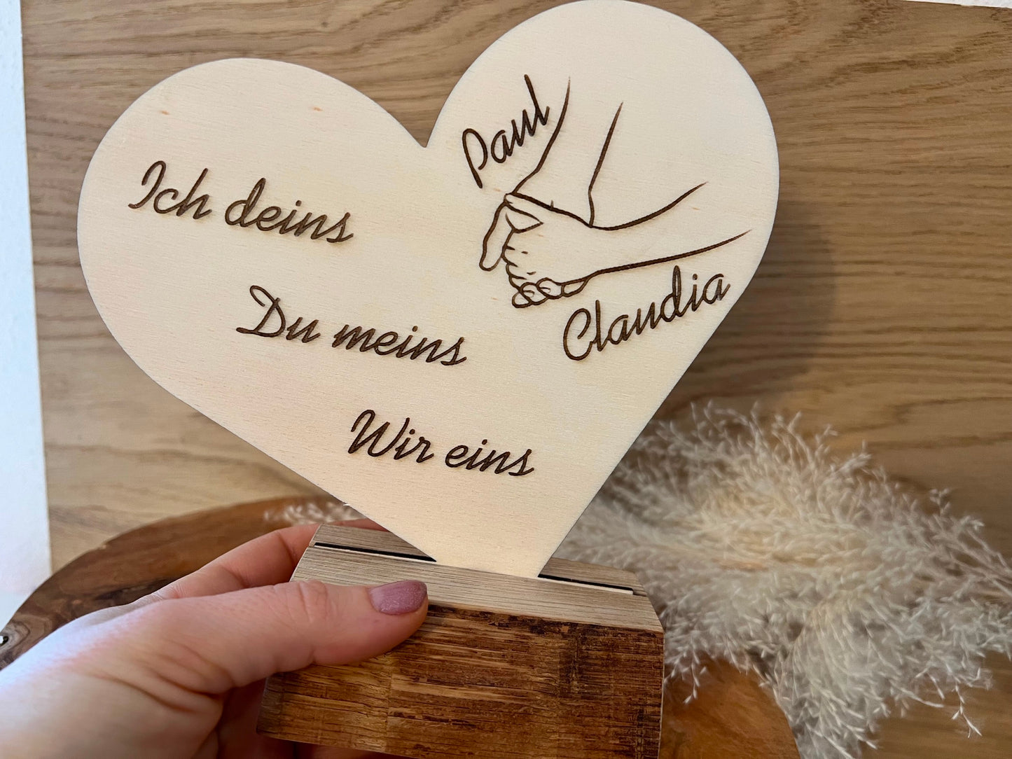 Personalisiertes Geschenk Herz