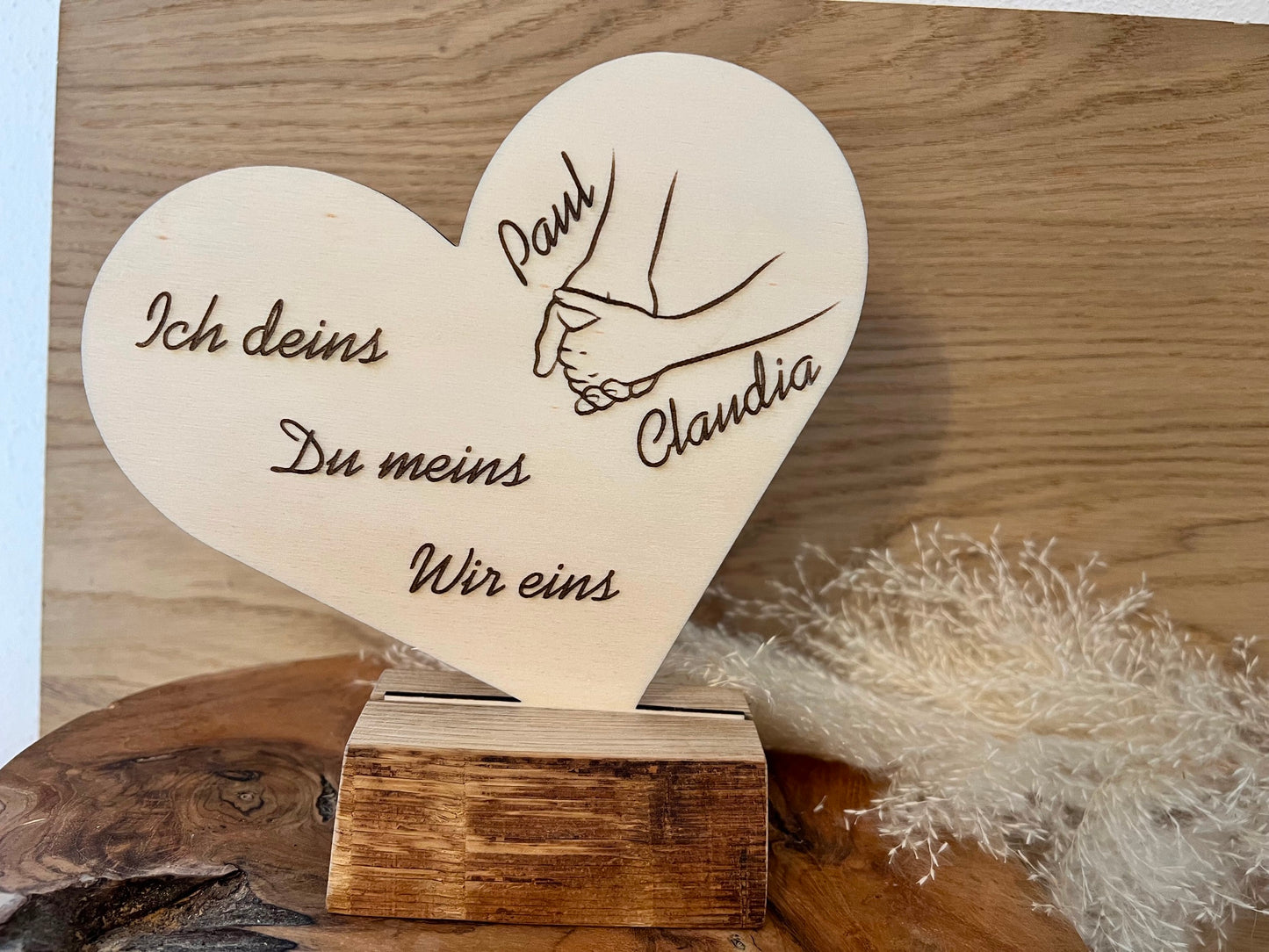 Personalized gift heart