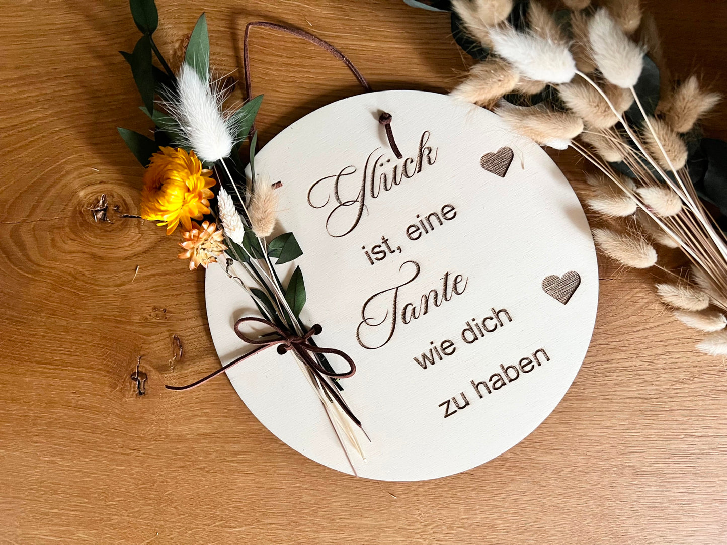 Holzschild- Geschenk für Tante/ Patentante