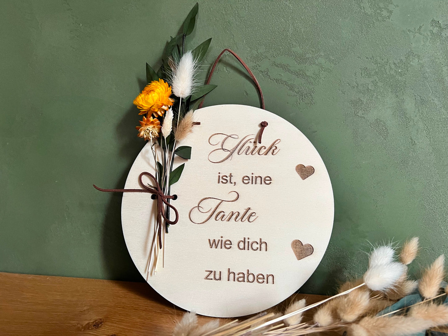 Holzschild- Geschenk für Tante/ Patentante