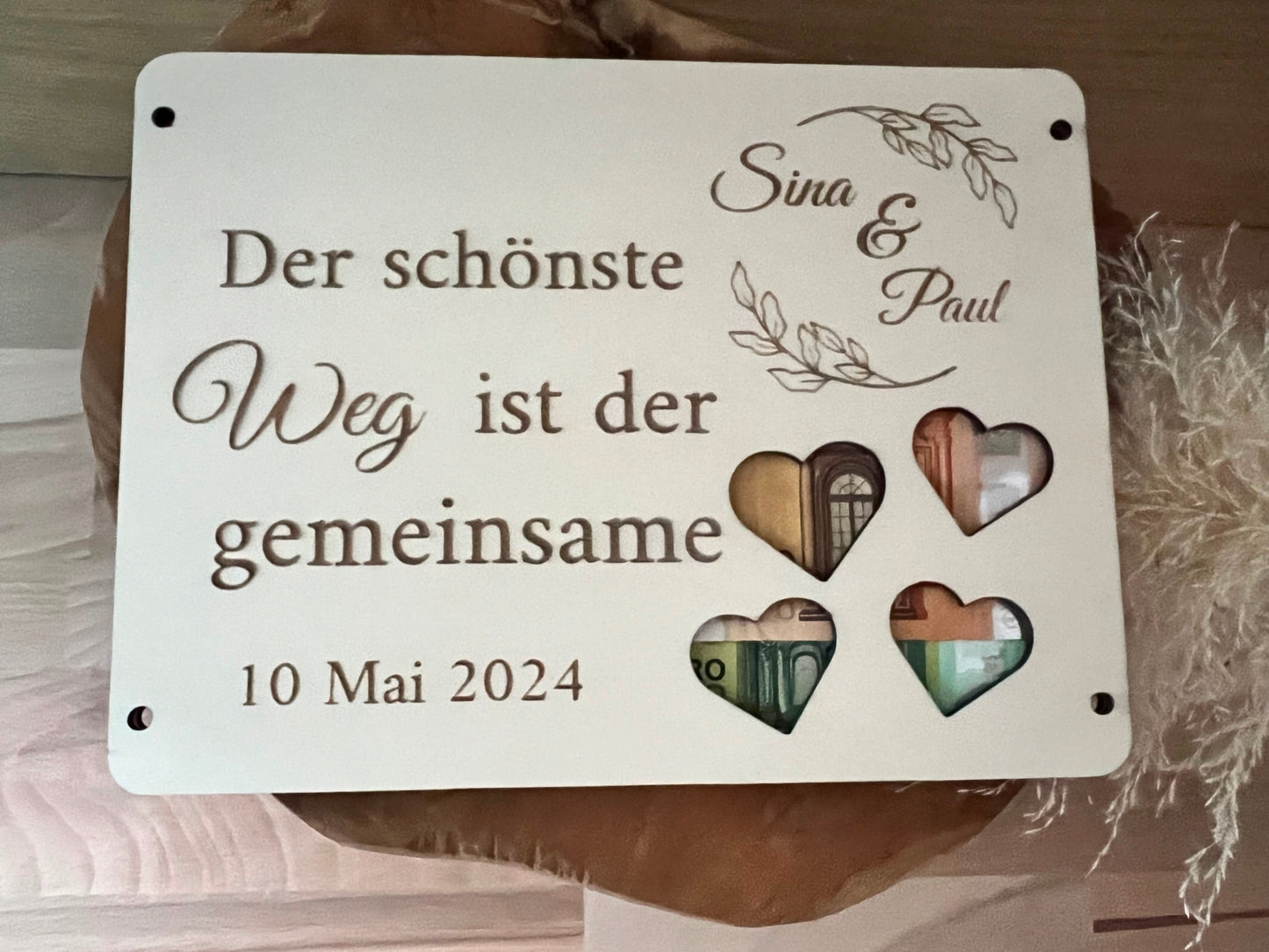 Hochzeitsgeschenk personalisiert