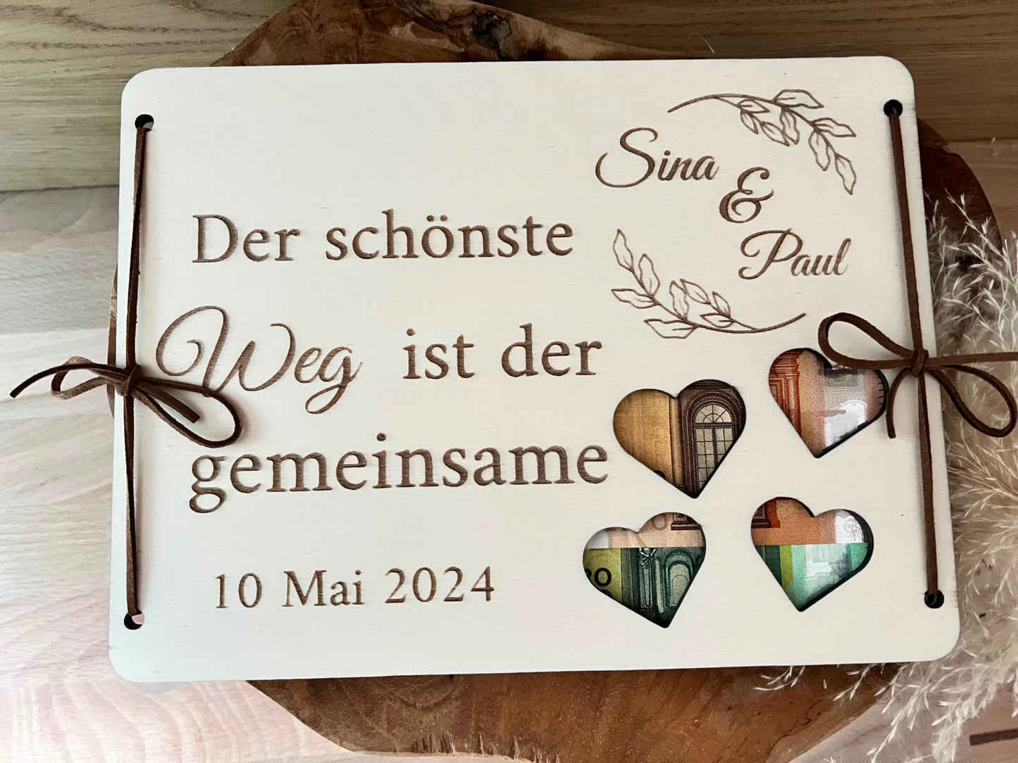 Hochzeitsgeschenk personalisiert