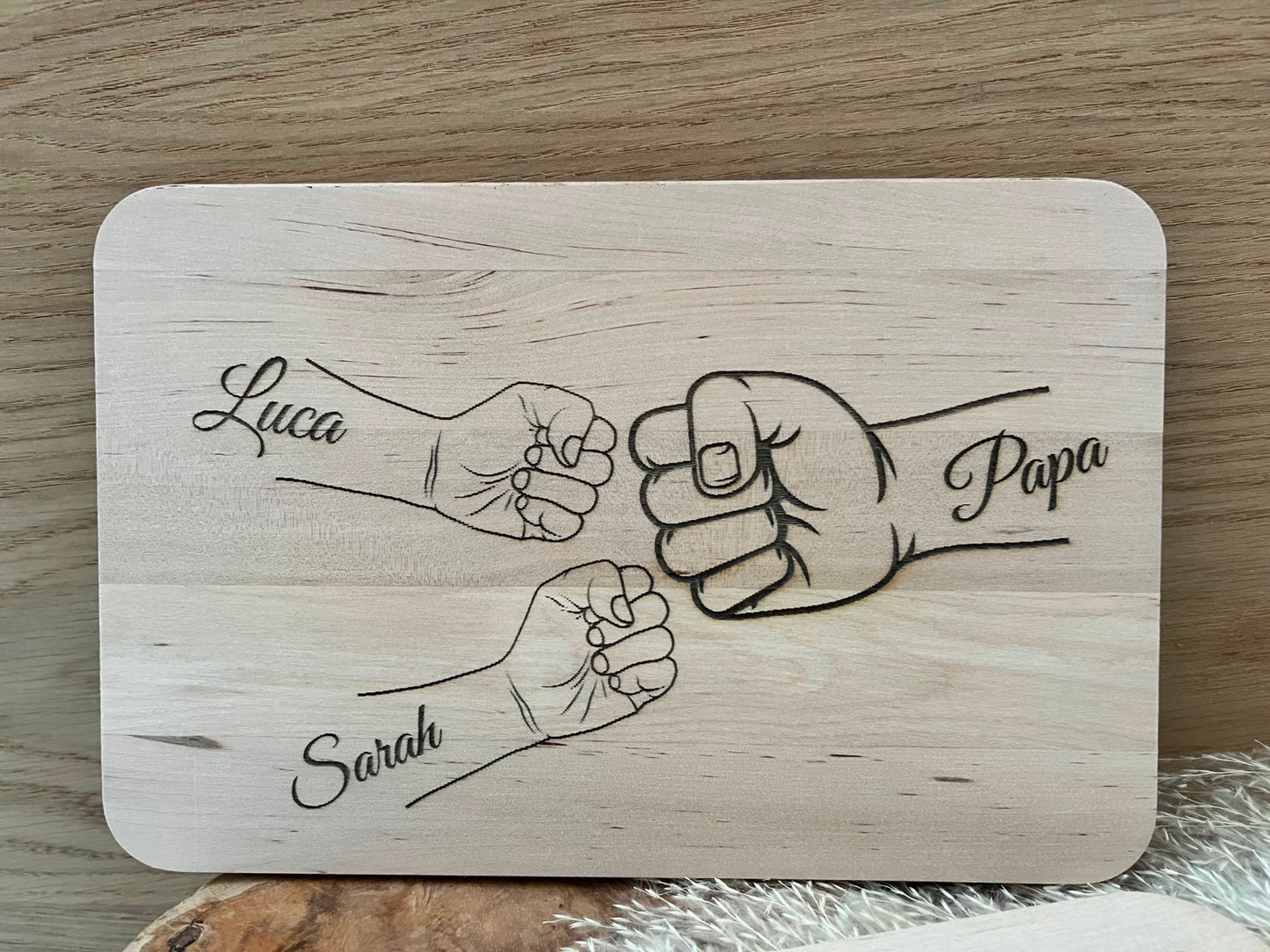 Board personalized for dad