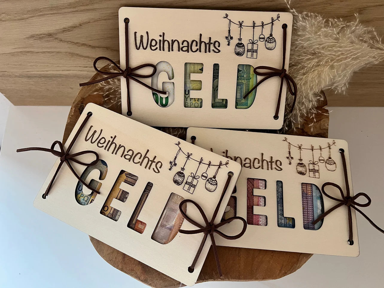 Weihnachtsgeschenkidee für Mitarbeiter. Geldgeschenk Weihnachtsgeld. 